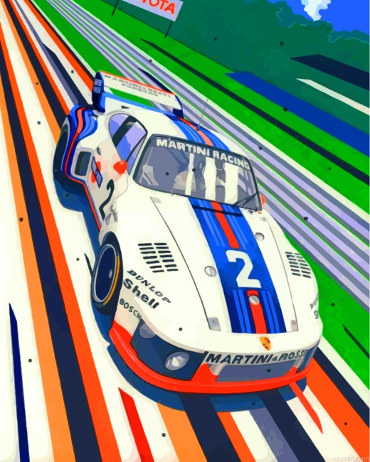 Porsche Martini Racing Car Painting By Numberss.png