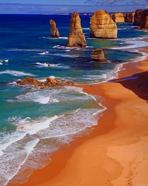 Port Campbell National Park Australia New Painting By Numberss.png