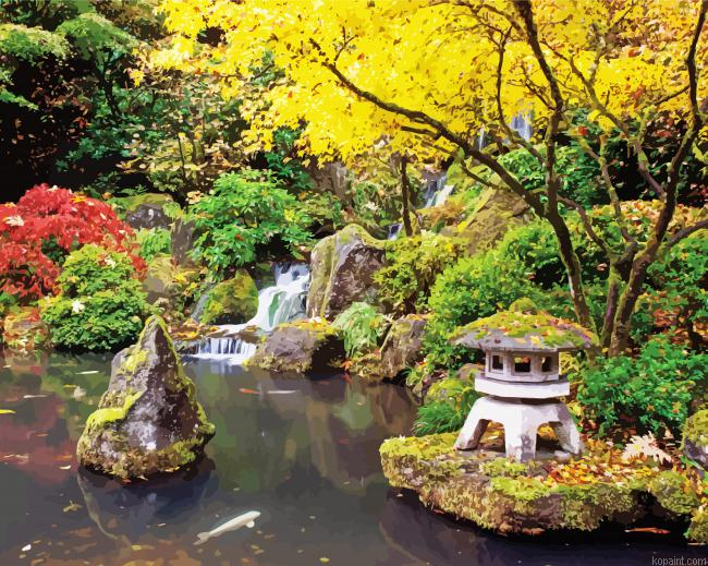 Portland Japanese Garden Landscape Painting By Numberss.png