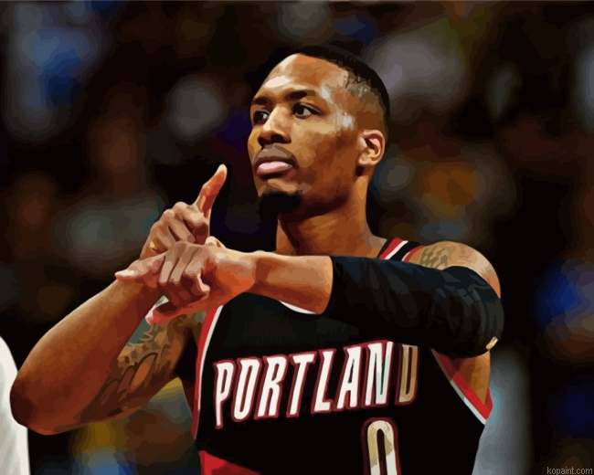 Portland Trail Blazers Player Painting By Numberss.png