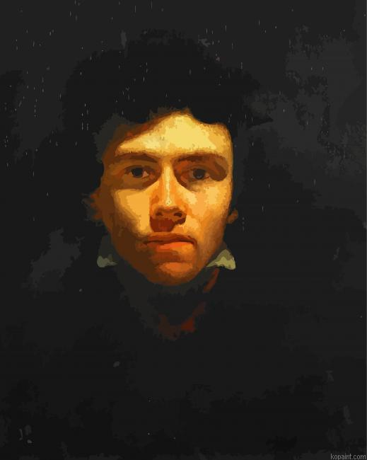 Portrait De Delacroix Delacroix Eugene Painting By Numberss.png