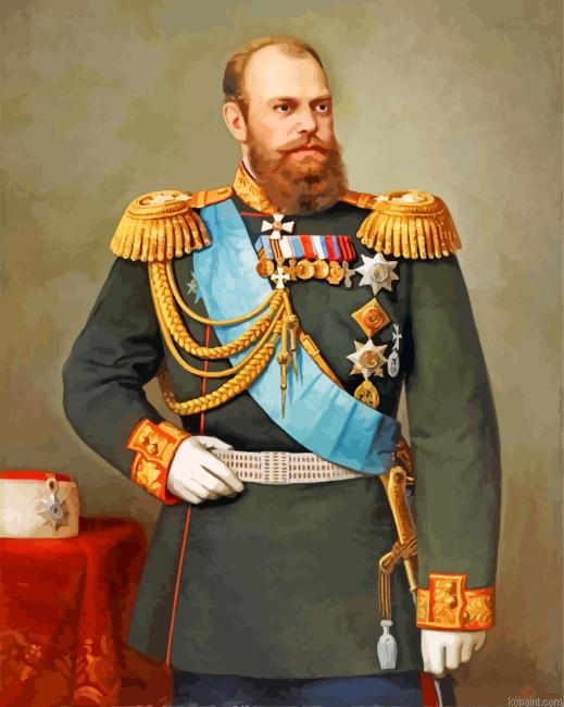 Portrait Of Alexander Iii Painting By Numberss.png