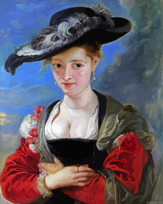 Portrait Of Susanna Lunden Painting By Numberss.png