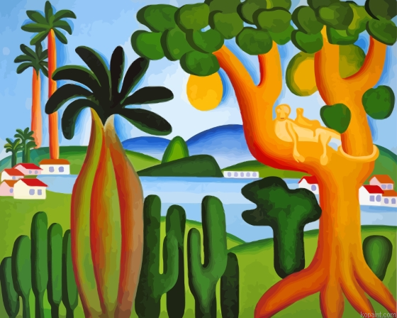 Postcard Tarsila Do Amaral Painting By Numberss.png