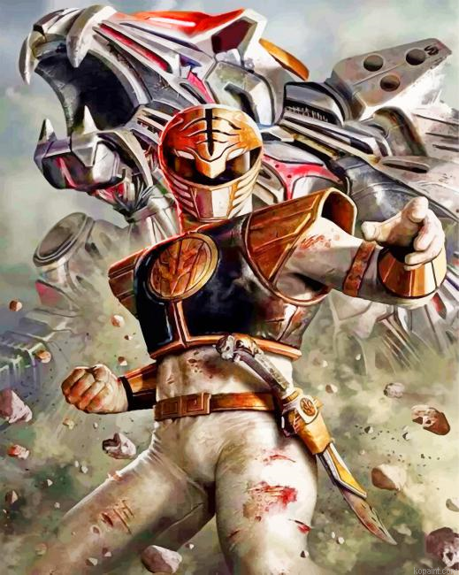 Power Ranger Paint By Numbers
