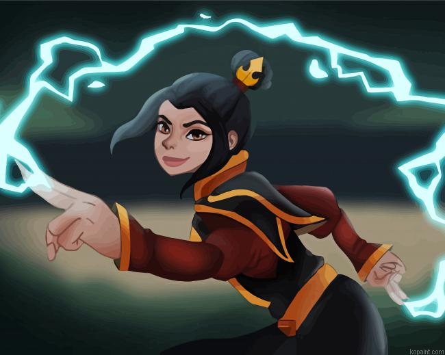 Powerful Azula Paint By Numbers