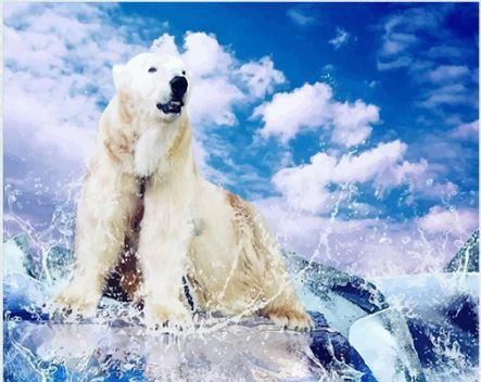 Powerful Polar Bear Painting By Numberss.png