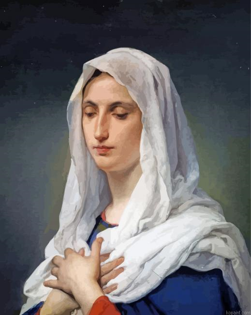Praying Woman Francesco Hayez Painting By Numberss.png
