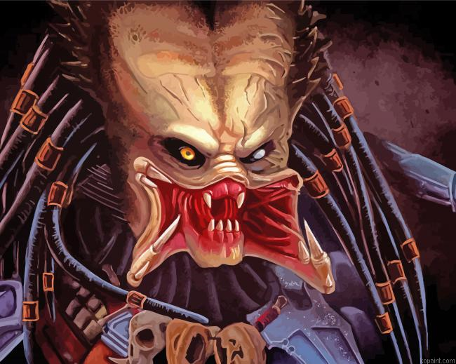 Predator Yautja Paint By Numbers