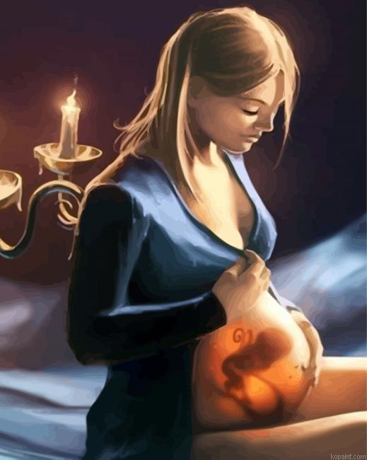 Pregnant Lady Painting By Numberss.png