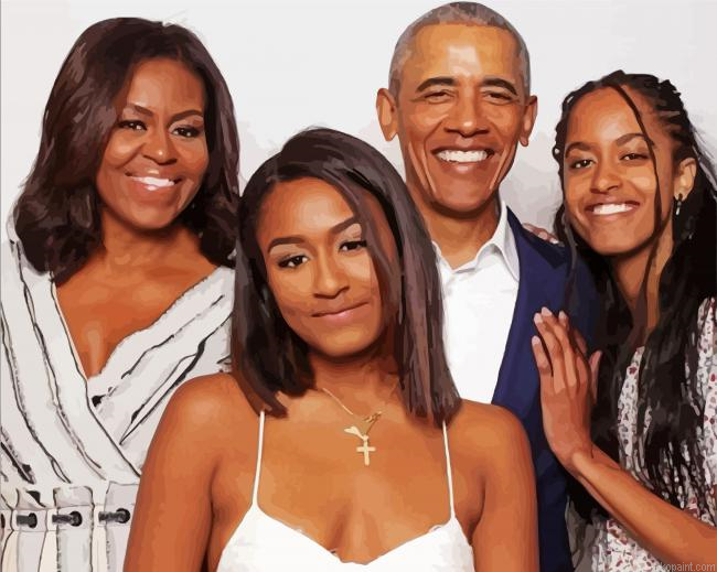 President Obama Family Painting By Numberss.png