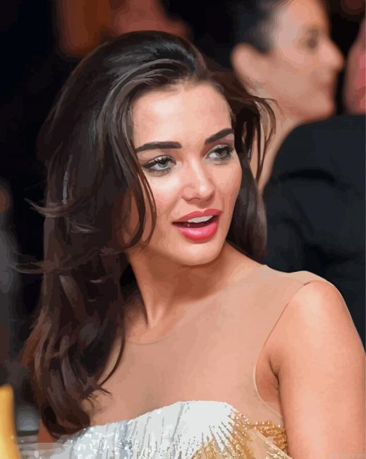 Pretty Amy Jackson Painting By Numberss.png