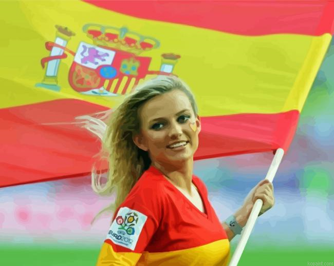 Pretty Spanish Girl Painting By Numberss.png