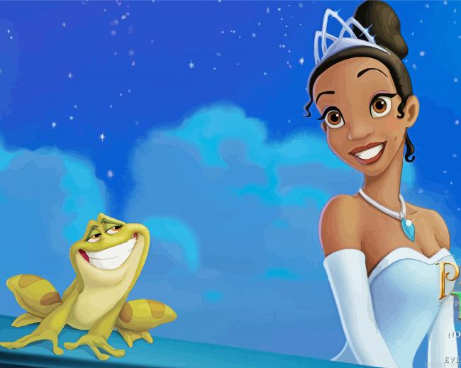 Princess And Frog Painting By Numberss.png