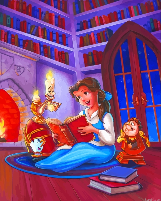 Princess Beauty Painting By Numberss.png