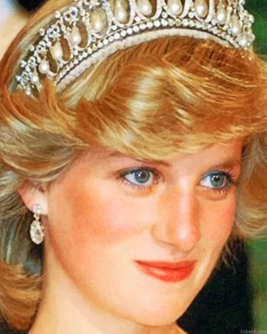 Princess Diana Women Painting By Numberss.png