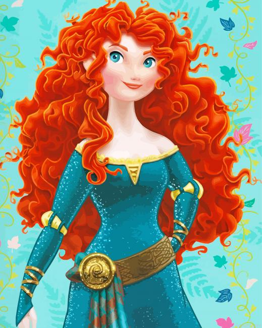 Princess Merida Painting By Numberss.png