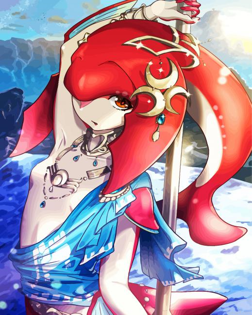Princess Mipha Painting By Numberss.png