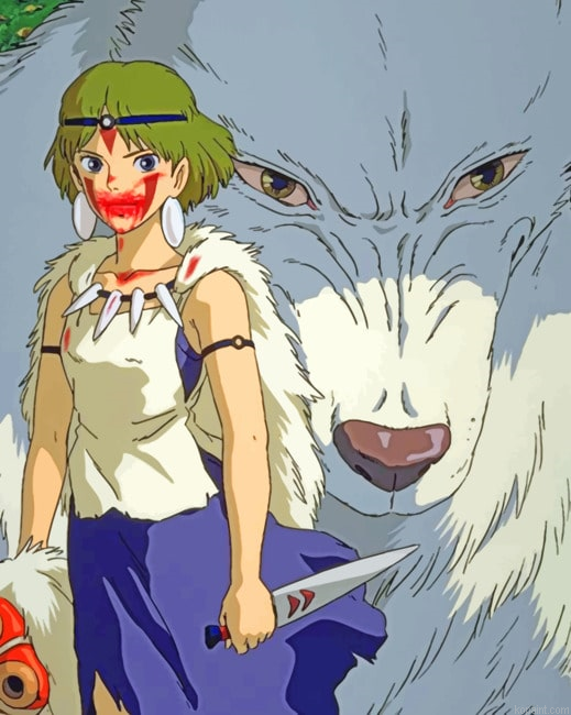 Princess Mononoke Animes Painting By Numberss.png