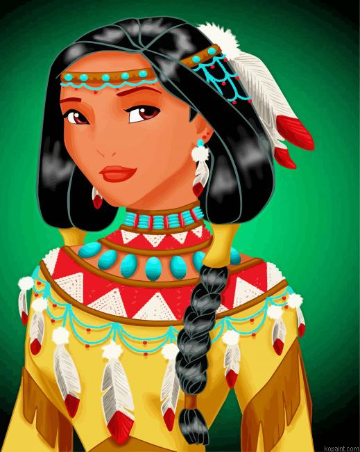Princess Pocahontas Painting By Numberss.png