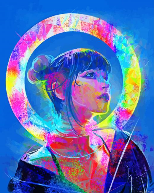 Prismatic Girl Painting By Numberss.png