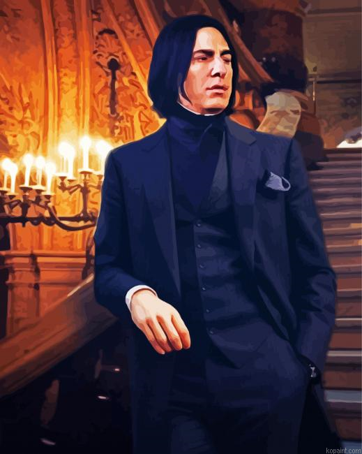 Professor Severus Snape Painting By Numberss.png