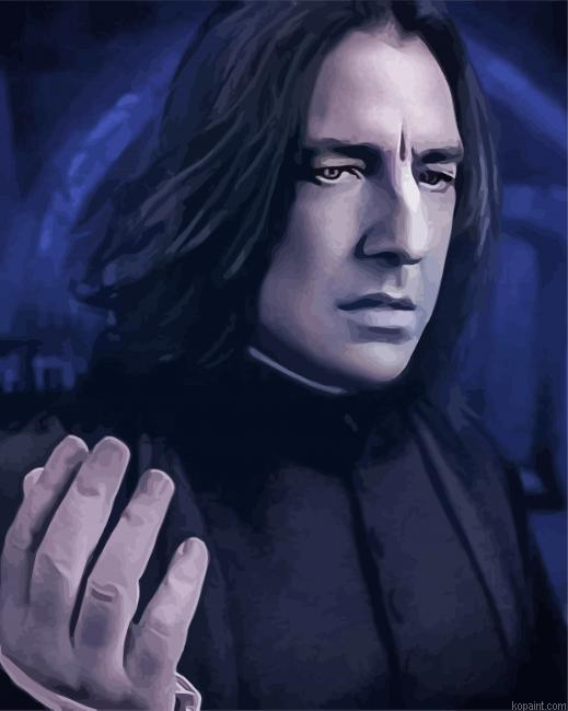 Professor Snape Painting By Numberss.png
