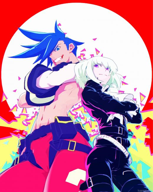 Promare Mad Burnish Anime Painting By Numberss.png
