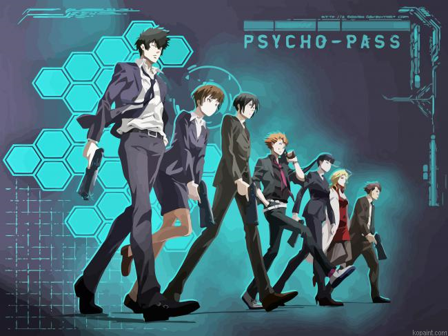 Psycho Pass Japanese Anime Painting By Numberss.png