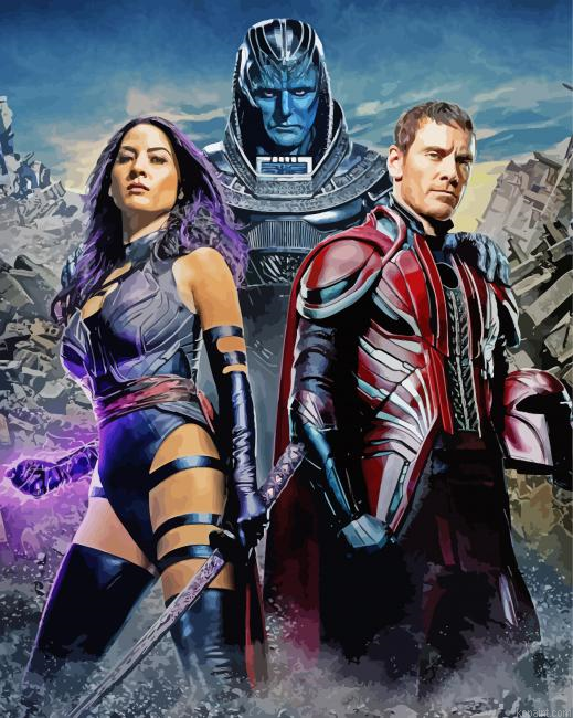 Psylocke And X Men Apocalypse Painting By Numberss.png
