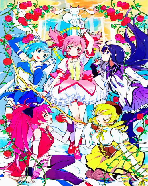 Puella Magi Madoka Magica Painting By Numberss.png