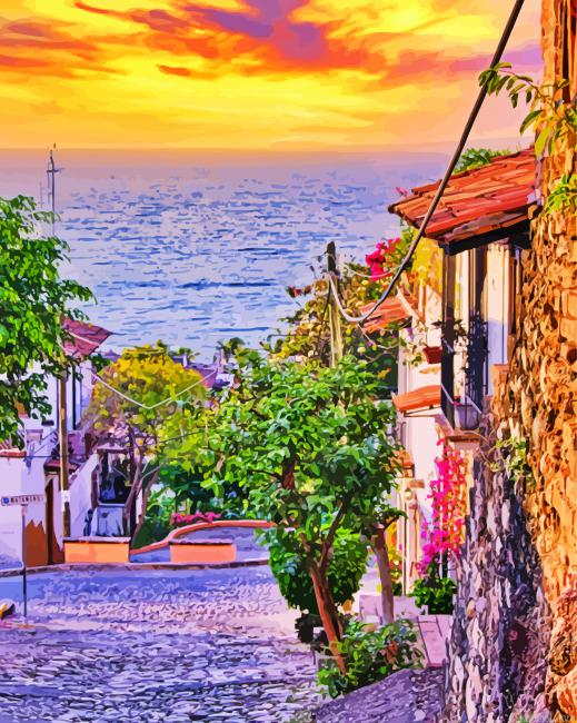 Puerto Vallarta City Painting By Numberss.png