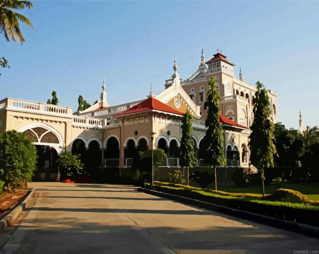 Pune Aga Khan Palace Paint By Numbers