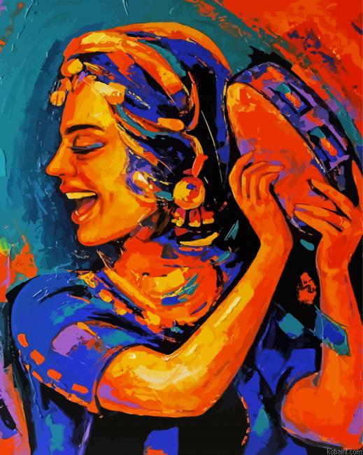 Punjabi Girl Art Painting By Numberss.png