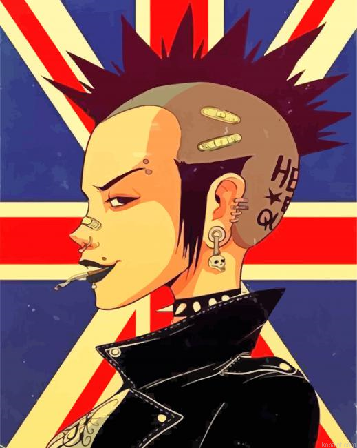 Punk Girl Paint By Numbers.png