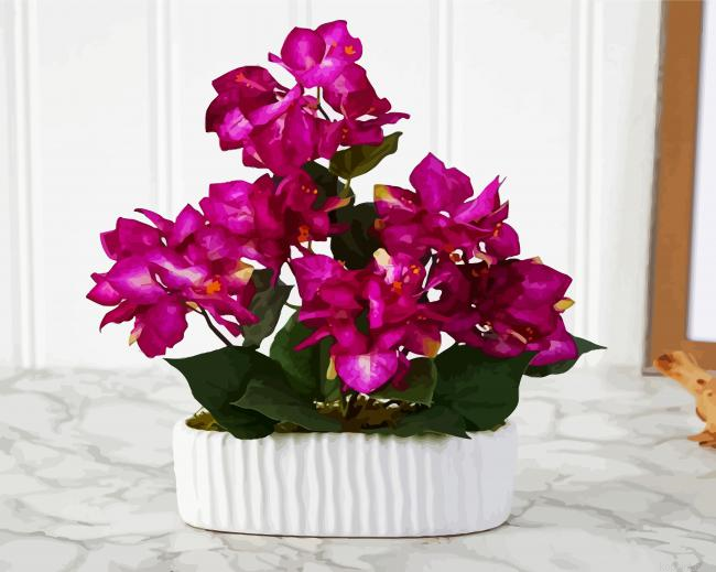 Purple Bougainvillea Vase Paint By Numbers.png