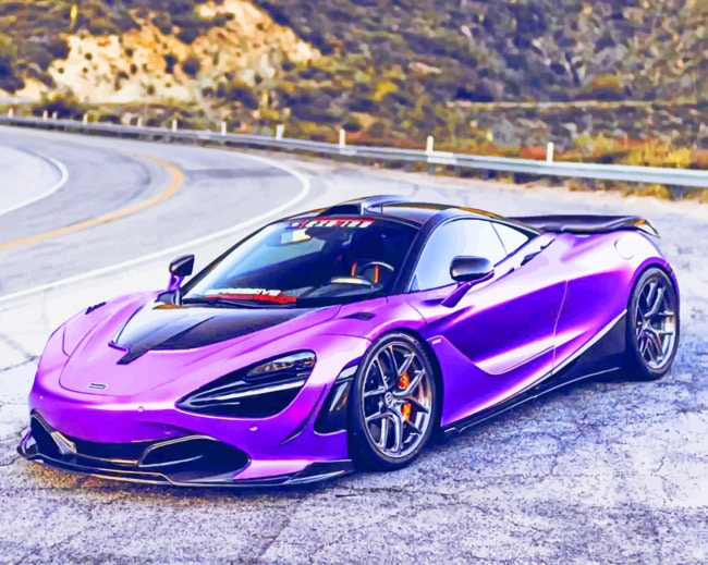 Purple Car Paint By Numbers