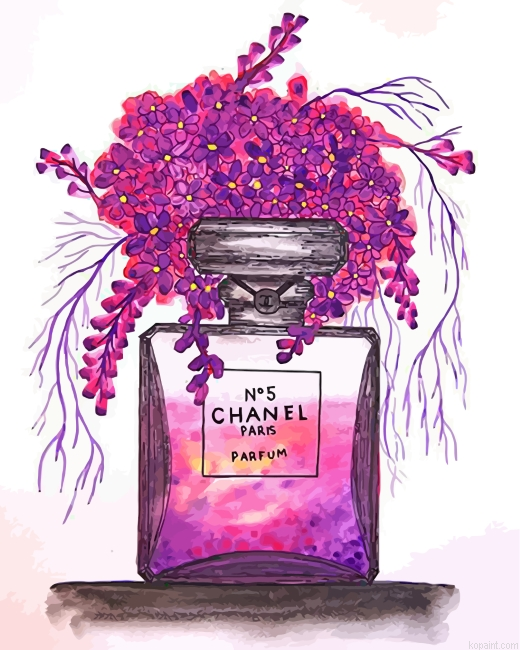 Purple Chanel Perfume Painting By Numberss.png