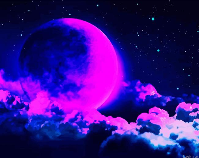 Purple Moon Painting By Numberss.png