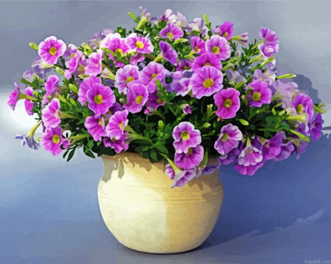 Purple Petunia Vase Painting By Numberss.png