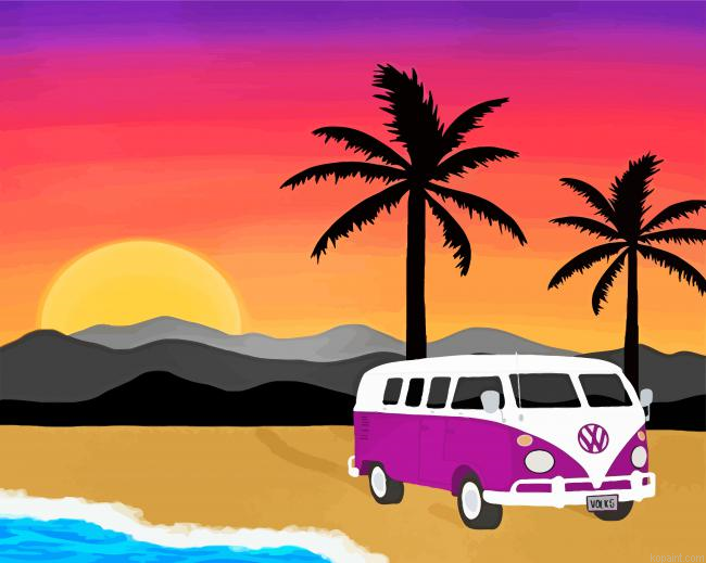 Purple Volkswagen Bus Painting By Numberss.png