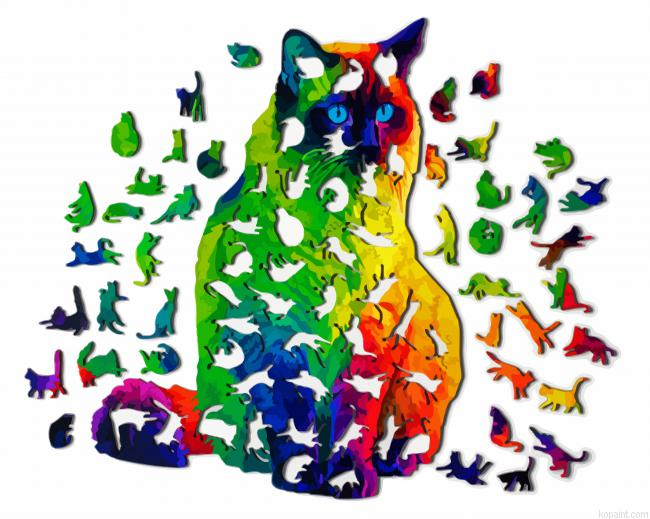 Puzzles Cat Painting By Numberss.png