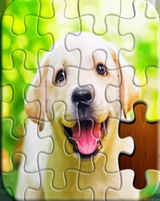 Puzzles Dog Painting By Numberss.png