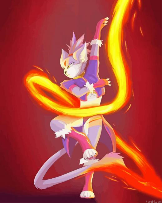 Pyrokinesis Blaze Thee Cat Painting By Numberss.png