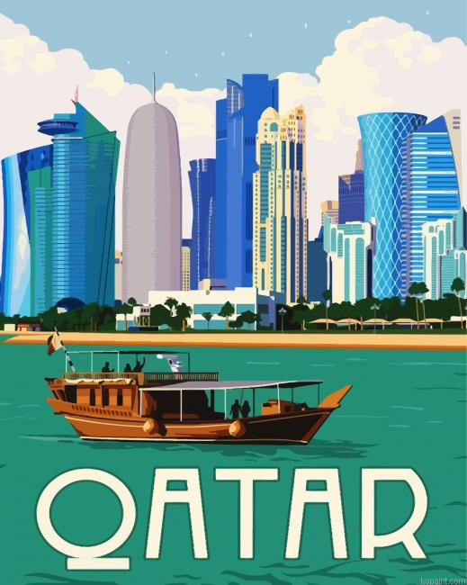 Qatar Poster Painting By Numberss.png