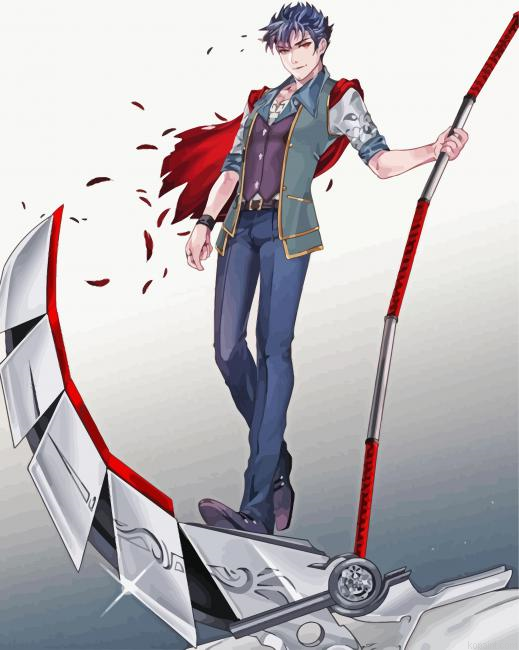 Qrow Branwen Art Painting By Numberss.png