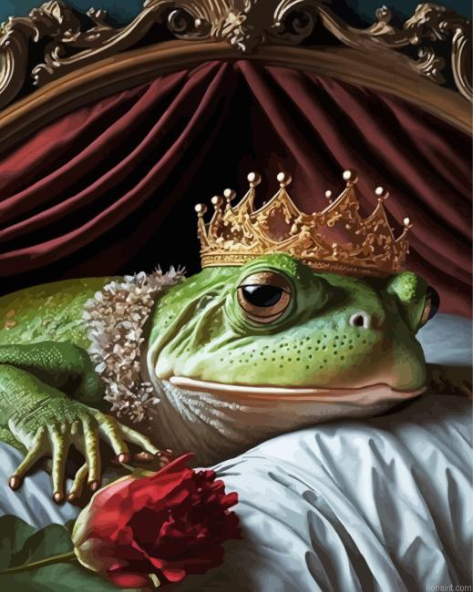 Queen Frog Painting By Numberss.png