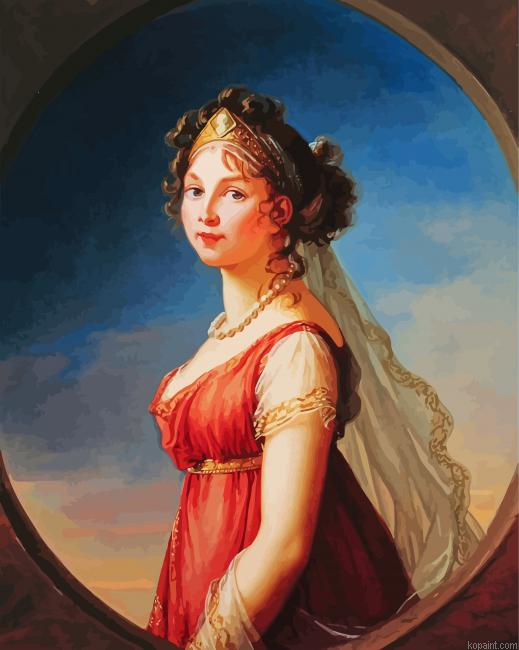 Queen Louise Of Mecklenburg Strelitz Painting By Numberss.png