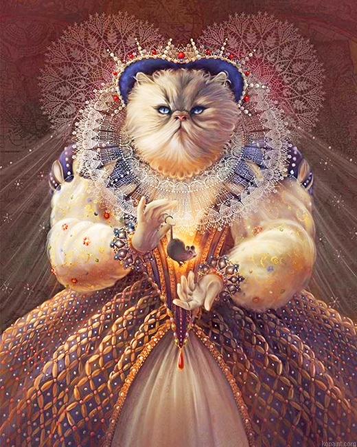Queen Meow New Painting By Numberss.png