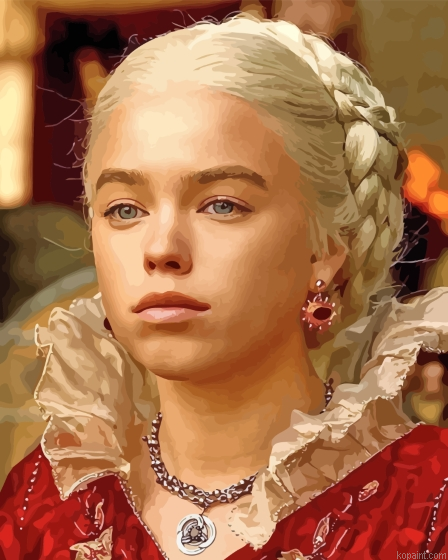 Queen Rhaenyra Targaryen Painting By Numberss.png